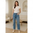 ck High Rise Straight Jeans For Women