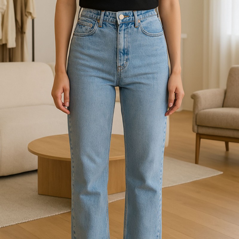 ck High Rise Straight Jeans For Women