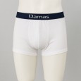 بوكسر قطني من داماس للرجال لون أبيض