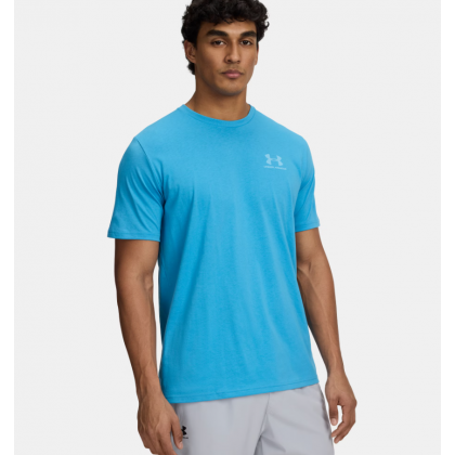 Under Armour Men's SUA Left Chest Logo Short Sleeve T-Shirt - تيشيرت أندر آرمر سبورت ستايل ليفت تشيست بأكمام قصيرة للرجال