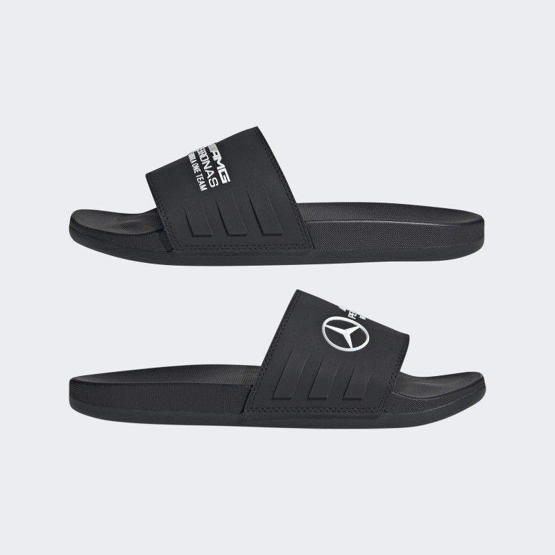 adidas MERCEDES - AMG PETRONAS FORMULA ONE TEAM ADILETTE COMFORT SLIDES - Black