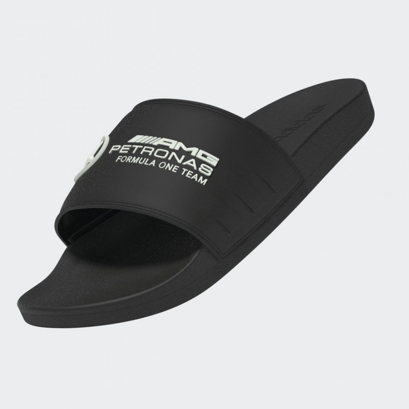 adidas MERCEDES - AMG PETRONAS FORMULA ONE TEAM ADILETTE COMFORT SLIDES - Black