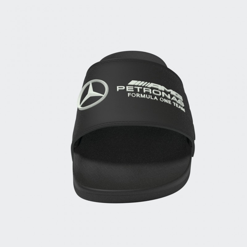 adidas MERCEDES - AMG PETRONAS FORMULA ONE TEAM ADILETTE COMFORT SLIDES - Black