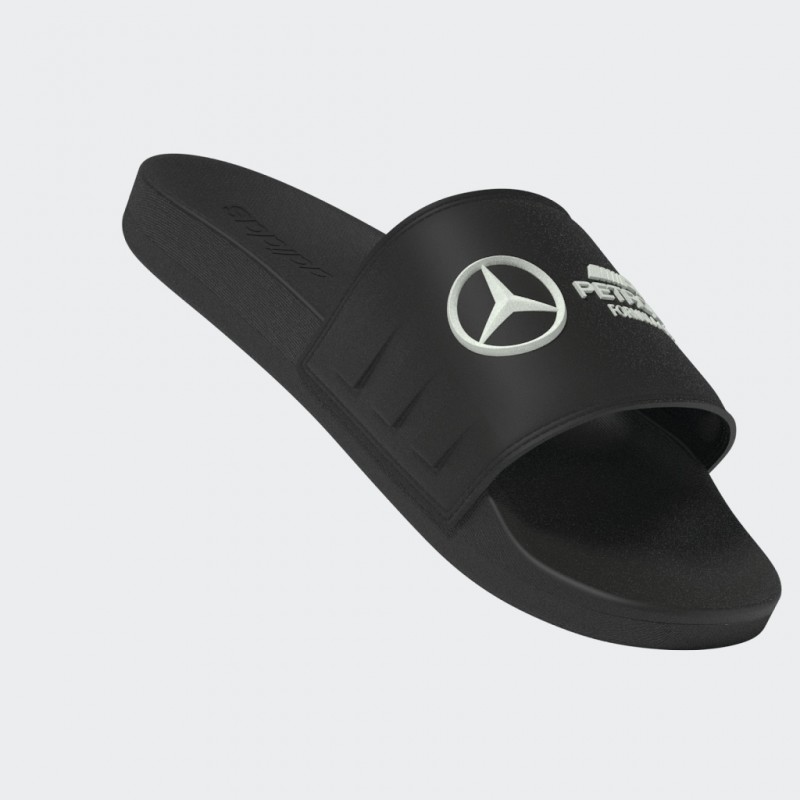 adidas MERCEDES - AMG PETRONAS FORMULA ONE TEAM ADILETTE COMFORT SLIDES - Black