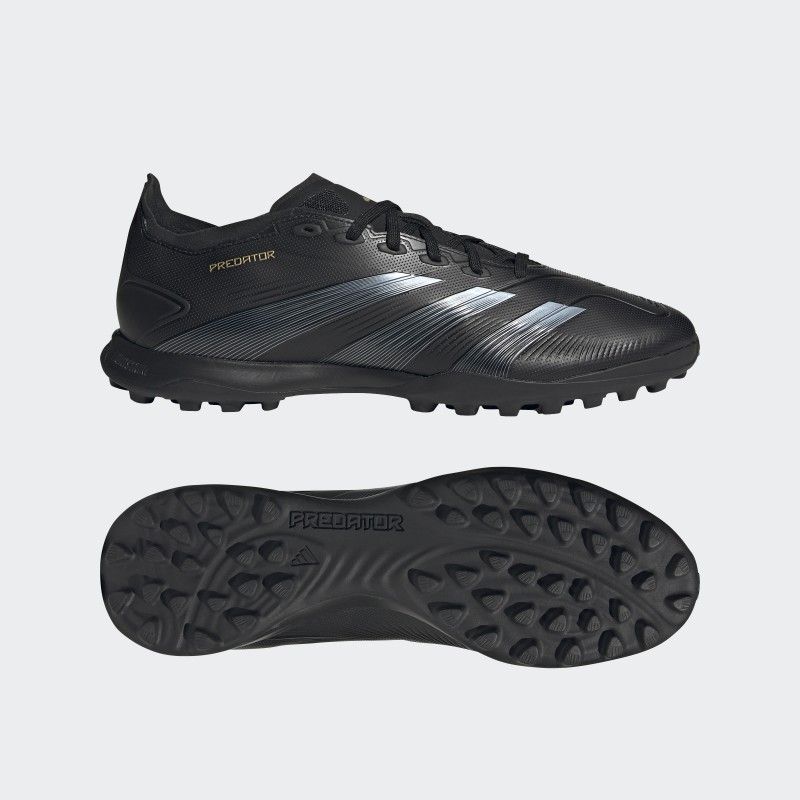 adidas Unisex' Predator League Turf Boots - Black