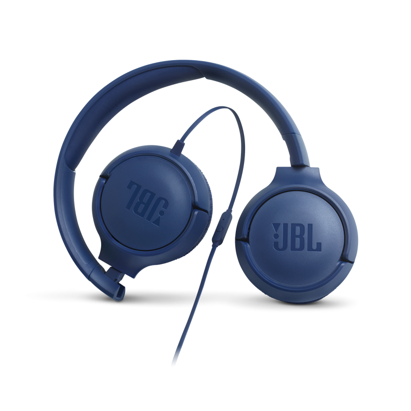 JBL Tune 500 Wired Headphones Blue