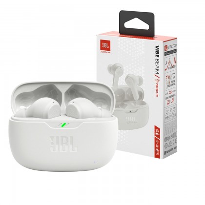 JBL Wave Beam Wireless In-Ear Headphones White