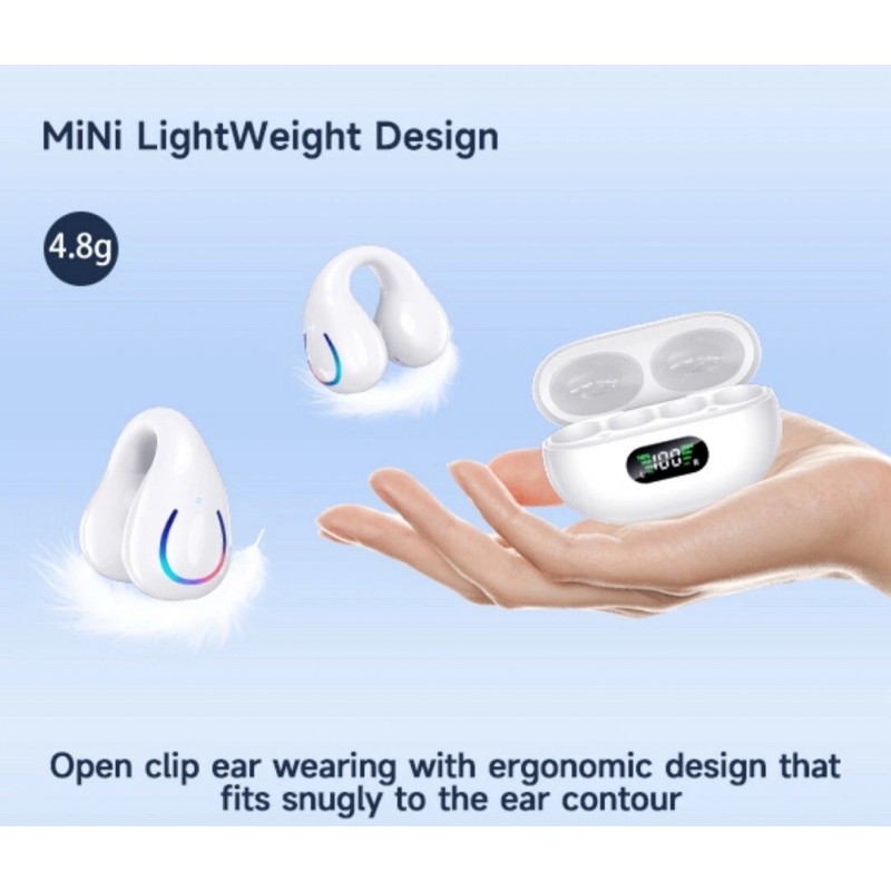 Q71 bluetooth headphones white - ايربودز (سماعة لاسلكية )