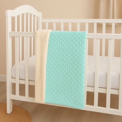 حرام فرو بيبي حجم 75×100 سم لون أزرق فاتح