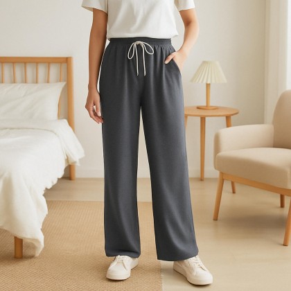 بنطال شتوي للنساء لون سكني