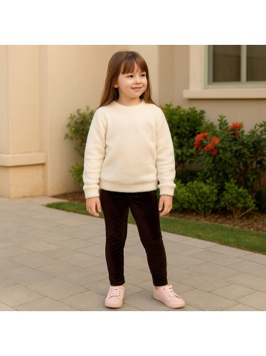 بنطلون للأطفال لون بني