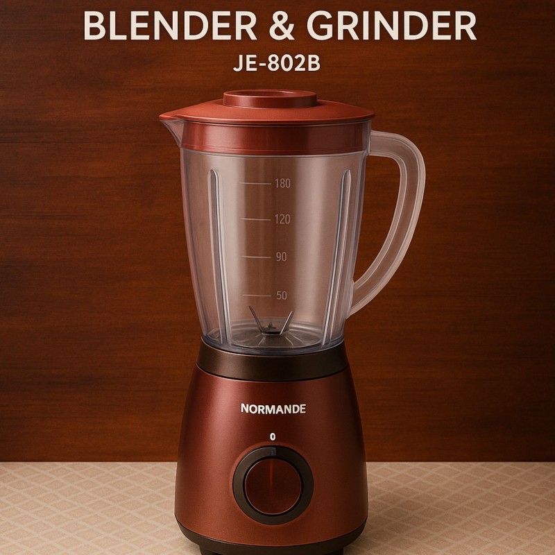 NORMANDE BLENDER&GRINDER (430 Watt) لون أسود