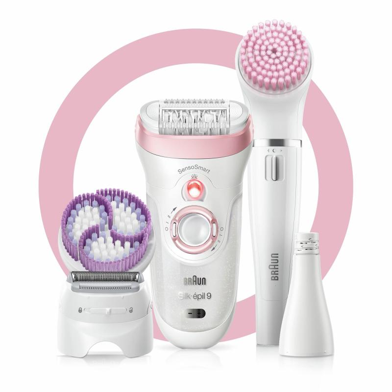ماكنة براون ستاتي متعددة الوظائفset 9 Braun All Body Beauty Set Ses 9985