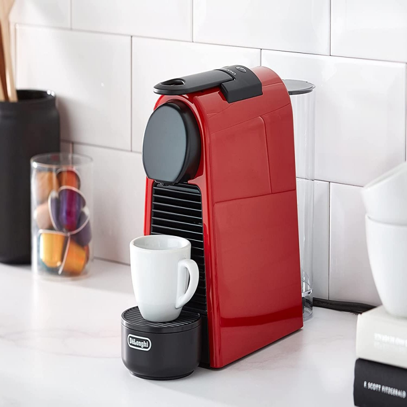 ماكنة قهوة دولينكي كبسولات en85.r Delonghi Nespresso Essenza Mini Red