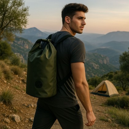 حقيبة ظهر لون أخضر من رولسر