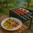 اسياخ شوي خشب مبسطة