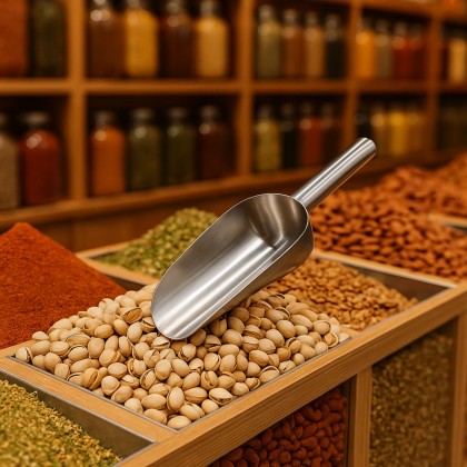 مكيال ستيل متعدد الاستخدام للثلج والطحين والرز ..