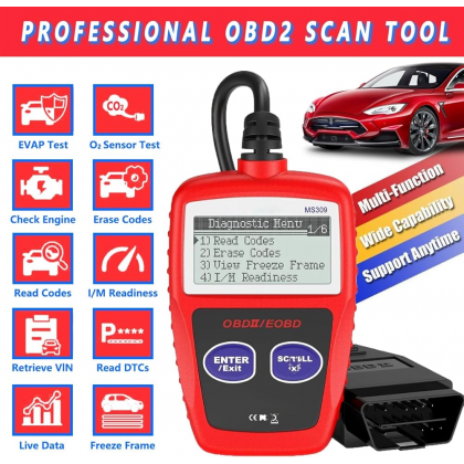 جهاز كشف اعطال السيارات تشخيصها بدقة OBD2 قارئ رموز اعطال السيارة