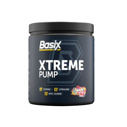 Basix Xtreme Pump Pre-Workout Candy Ice Blast 315G