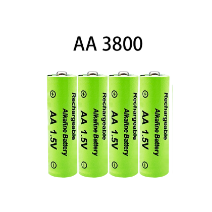بطارية شحن عدد 4 حجم قلم (AA 3800) ميللي أمبير