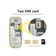 هاتف محمول صغير يدعم شريحتين SIM - على شكل سماعة صغيرة بحجم ولاعة - مزود بتقنية البلوتوث وإمكانية تغيير الصوت و تسجيل المكالمات الهاتفية