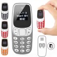 هاتف محمول صغير يدعم شريحتين SIM - على شكل سماعة صغيرة بحجم ولاعة - مزود بتقنية البلوتوث وإمكانية تغيير الصوت و تسجيل المكالمات الهاتفية