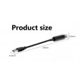 ضوء صغير USB على شكل نجوم ذات 5 أنواع إضاءة  - يمكن استخدامه في السيارة أو في البيت - لون أحمر