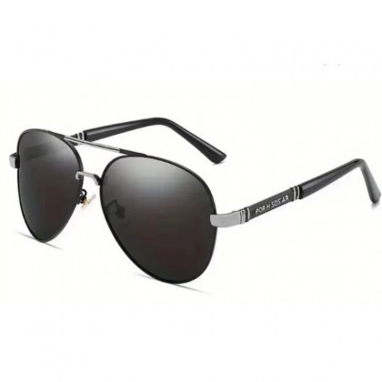 نظارة حساسة للضوء (Polarized) عدسة أصلية لون أسود للرجال