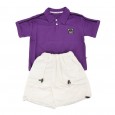 طقم قطعتين للأطفال لون بنفسجي