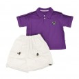طقم قطعتين للأطفال لون بنفسجي