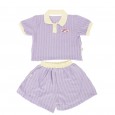 طقم قطعتين للأطفال لون بنفسجي