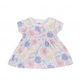 فستان مورد للأطفال لون بنفسجي