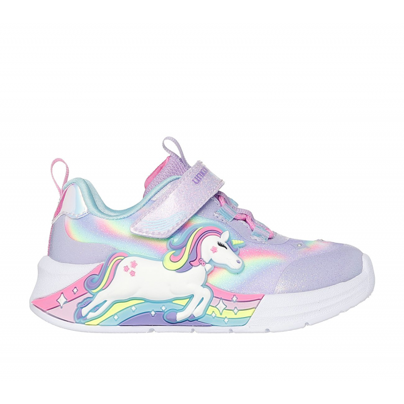 Skechers Kids' S Lights-Unicorn Chaser Shoes