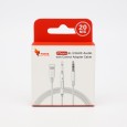 Iphone to 3.5 AUX audio wire adapter cable JH-071 - كابل محول صوت من ايفون الى 3.5 ايه يو اكس