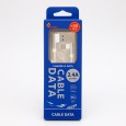 كابل تايب سي ويو بي سي من فونيكس 2.4 أمبير طول 1 متر لون أبيض - Fonix (W-009) Type C to USB Cable 1 m