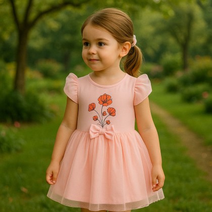 فستان بناتي برنسيسة