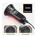جرس دراجة كهربائي صغير - موديل XTiger - ذات 6 مستويات من الاضاءة بطارية 120dB IPX4 - ذات صوت تحذير عال يضمن سلامتك أثناء ركوب الدراجة