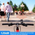 جرس دراجة كهربائي صغير - بطارية 120dB IPX4 مقاوم للماء موديل TWOOC - ذات صوت تحذير عال يضمن سلامتك أثناء ركوب الدراجة