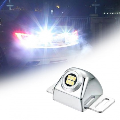 ضوء reverse led للسيارة والدراجات ذات سطوع عالي قوة 5 واط مقاوم للماء بنسبة IP68 لون فضي