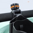 حامل أكواب وللجوال لعربة الاطفال وللدراجات - مع مشبك لتثبيته ودوران 360 درجة - مناسب لجميع الأكواب