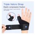 دعامة مشد مرنة لدعم الرسغ والابهام ، مخصصة لليد اليمنى - لتخفيف التهاب أوتار اليد- لون أسود- ماركة Vilic