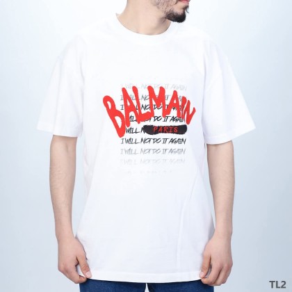 تيشيرت نصف اوفر سايز شبابي قطني ناعم ثقيل مغسول خامة فخمة صناعة تركية