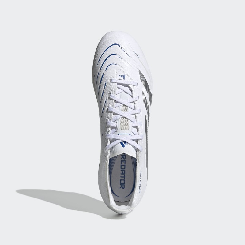 adidas Unisex' Predator League Firm/Multi-Ground Cleats- White