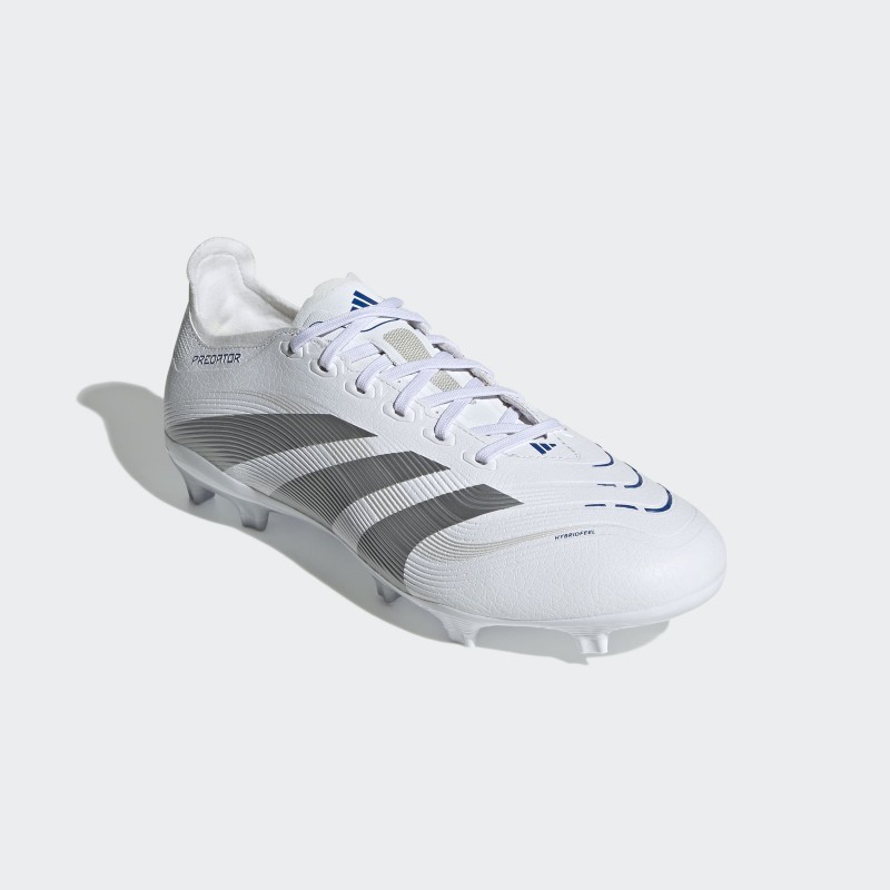 adidas Unisex' Predator League Firm/Multi-Ground Cleats- White