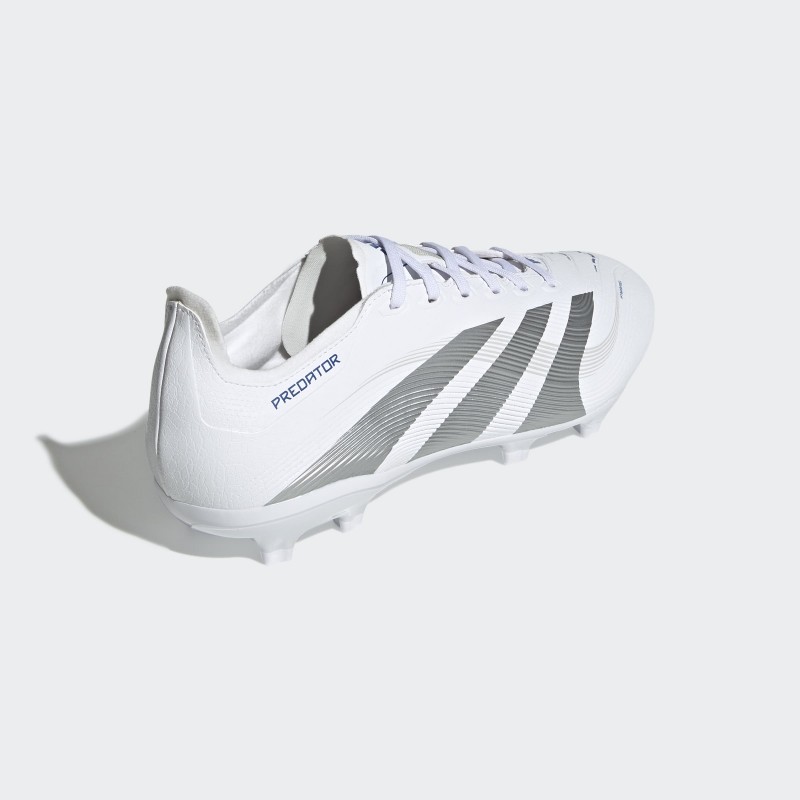 adidas Unisex' Predator League Firm/Multi-Ground Cleats- White