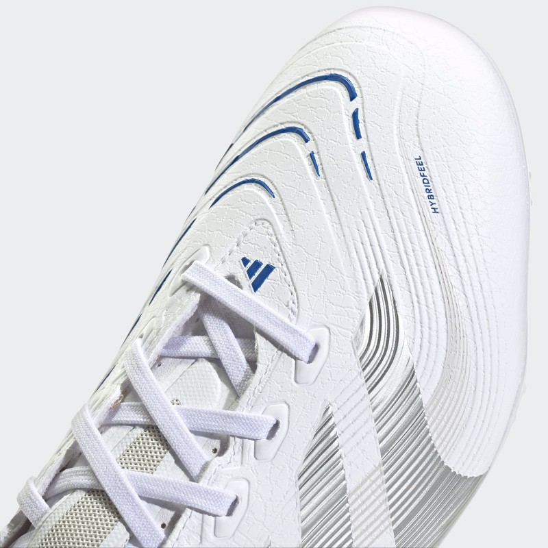 adidas Unisex' Predator League Firm/Multi-Ground Cleats- White