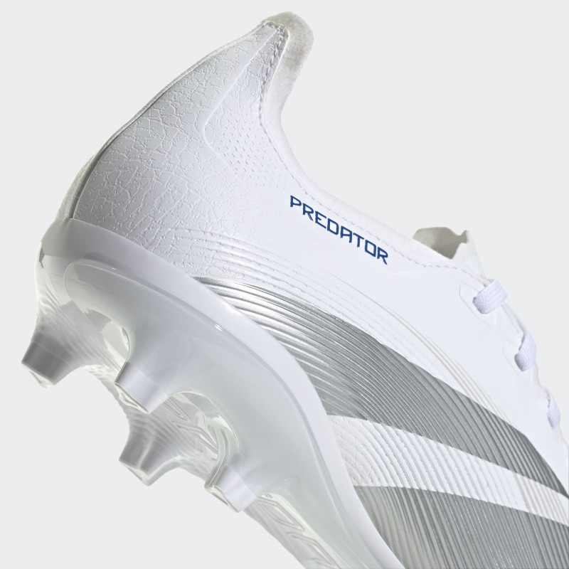 adidas Unisex' Predator League Firm/Multi-Ground Cleats- White