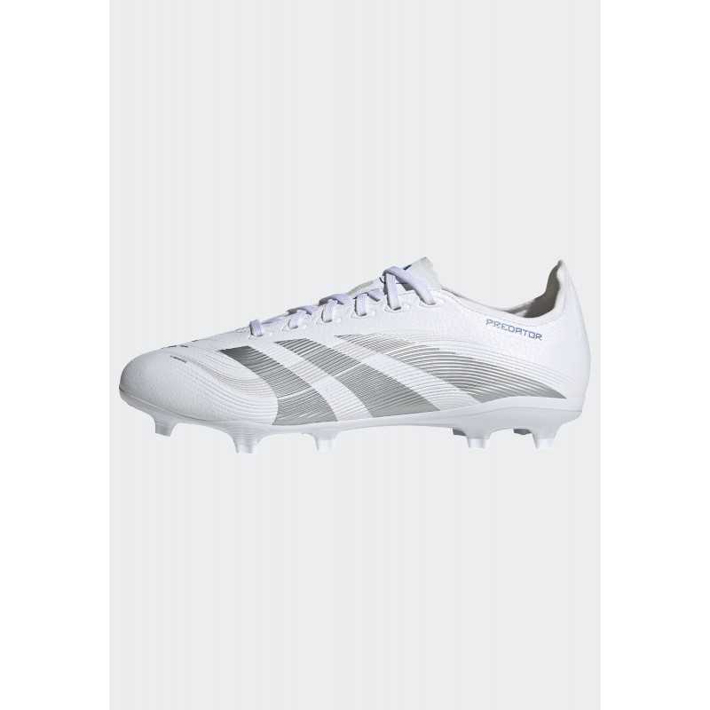 adidas Unisex' Predator League Firm/Multi-Ground Cleats- White
