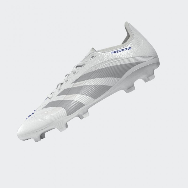 adidas Unisex' Predator League Firm/Multi-Ground Cleats- White