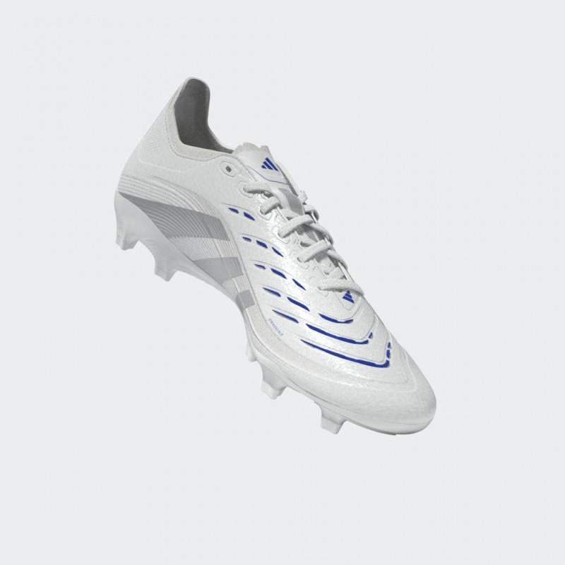 adidas Unisex' Predator League Firm/Multi-Ground Cleats- White